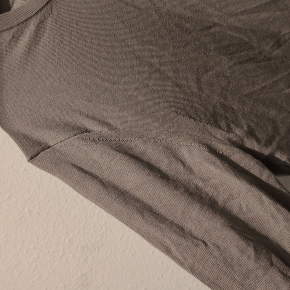 All Saints Safari Taupe (dark gray brown) Wool Sweater. Men's Size Large - Picture 3 of 7